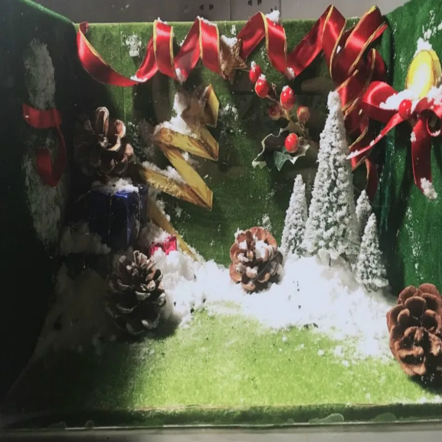 snow model train layout  (12)