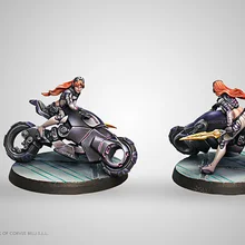 [Loong Way миниатюры] Corvus Belli Бесконечность 0409 PENTHESILEA, AMAZON WARRIORESS 32 мм Металл Миниатюрный