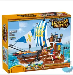Лидер продаж Пираты Карибского моря головоломки строительные блоки Королевский линкор детская головоломка Собранный волшебный