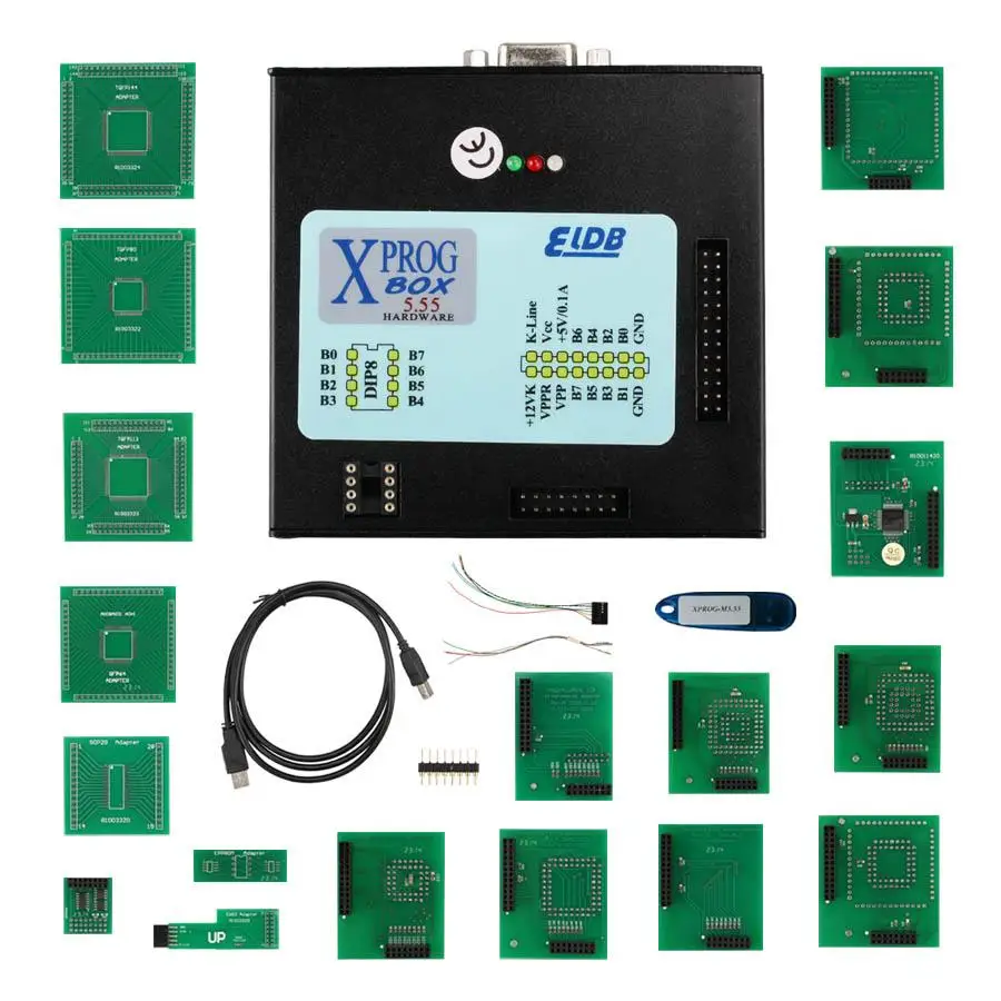 

High Quality XPROG-M V5.5.5 OBD2 auto diagnostic tool 2019 XPROG M BOX V5.55 full set support ECU Hardware (Aluminum Enclosure)