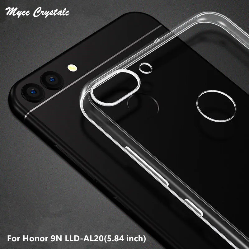 

Coque For Huawei Honor 9N LLD-AL20 Case 5.84 inch Clear Silicon Soft TPU Cover For Huawei Honor 9n Transparent Back Cover