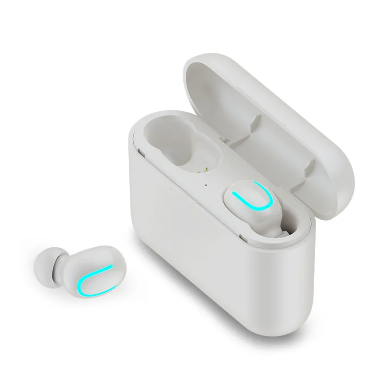 white FERSHA Bluetooth гарнитура Беспроводные наушники спортивные наушники игры слушать музыку встроенный микрофон телефонная гарнитура - Цвет: white