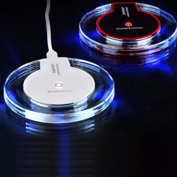 50PCS Universal Wireless Charger Charging Pad Mobile Phone Adapter Dock