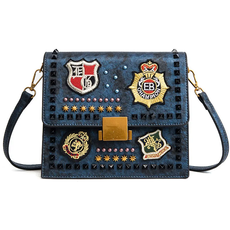

Badge Women Crossbody Messenger Bags Vintage Shoulder Leather Handbags For Famous Luxury Brand Designer Bolsa Feminina Sac 2018