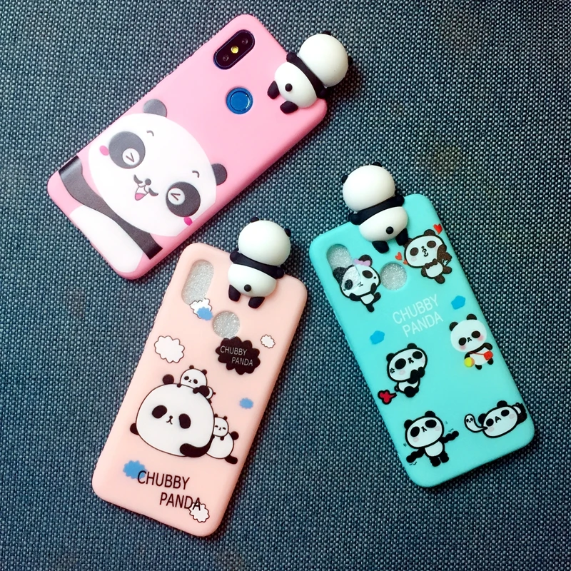 

for Xiaomi Redmi Note 5 Global Version Case 3D Cute Cartoon panda brothers funny toys soft phone case for Redmi Note 5 Pro cover