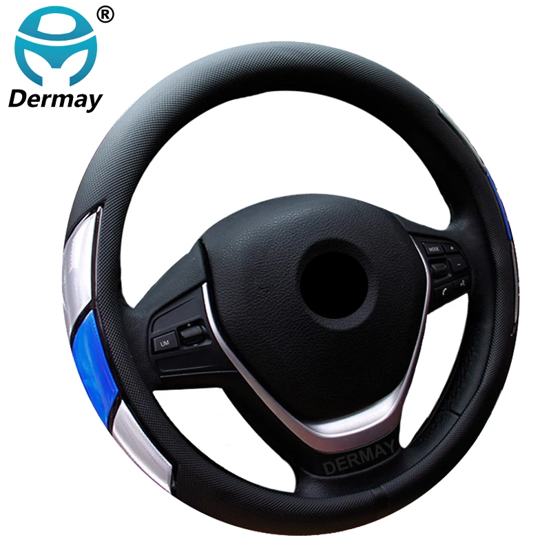 Reflective Movement Diamond Steering Wheel Cover 3 Colors Anti slip for