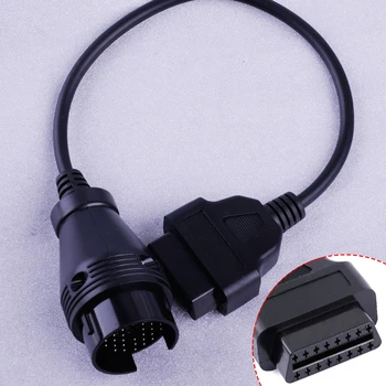 

DWCX Car Styling 38 Pin To OBDII OBD2 16 Pin Adapter Connector Cable Fit For Mercedes Benz Diagnostic Tool
