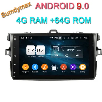 

Octa core 9"HD 1024*600 car radio gps for toyota corolla 2006-2011 with android 9.0 car multimedia gps navigation wifi 4G+64G