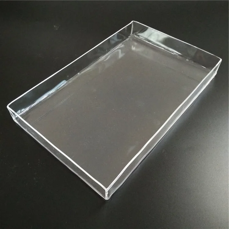Square transparent quartz dish quartz tray 280*180*30mmin Petri Dish