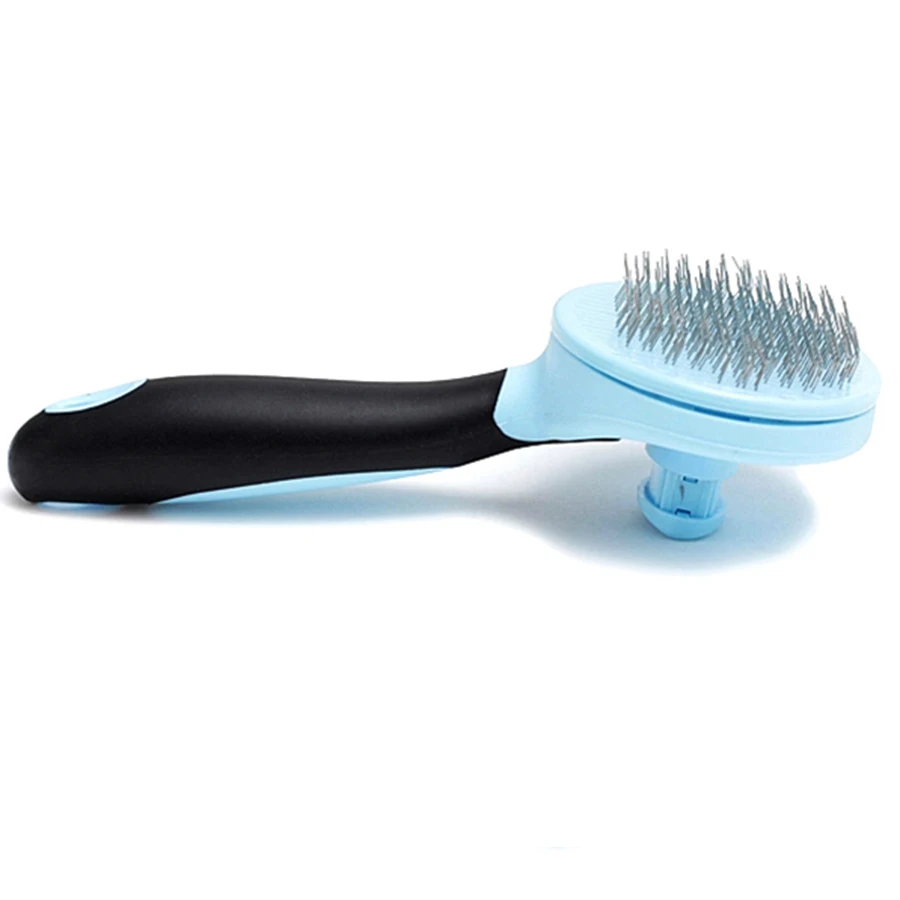 Pet Grooming Dog Brush Shedding Massage Accessories Steel Dog Comb Hair