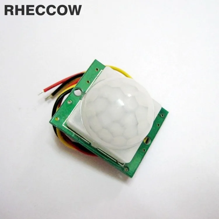 Rheccow DC5V-24V пироэлектрический человека инфракрасный PIR движения Сенсор детектор модуль TDC 718