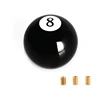 black 8 Ball Gear Knob / Short shifter Knob For Universal Car Acrylic BLACK 8 Ball for ► Photo 3/5