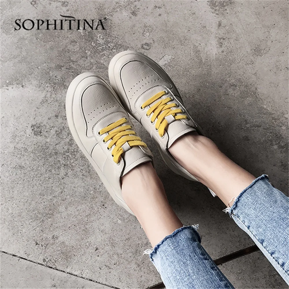SOPHITINA/Новинки на осень зиму 2019 г. Спортивная обувь сплошной и толстой подошве