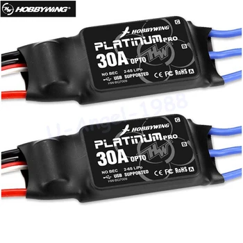

2pcs/lot HOBBYWING Platinum 30A Pro 2-6S Electric Speed Controller (ESC) OPTO - Specially for Multi-rotor