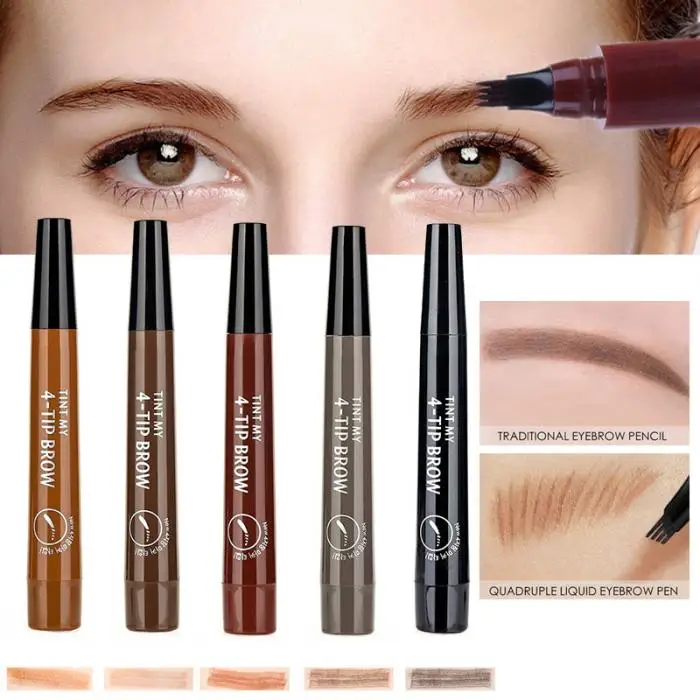 Microblading ручка для бровей вилка наконечник долговечный водонепроницаемый макияж для женщин леди HB88