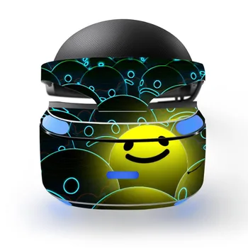 

new smiley face decal PSVR Skin Sticker for Sony Playstation PS VR Console protective cover
