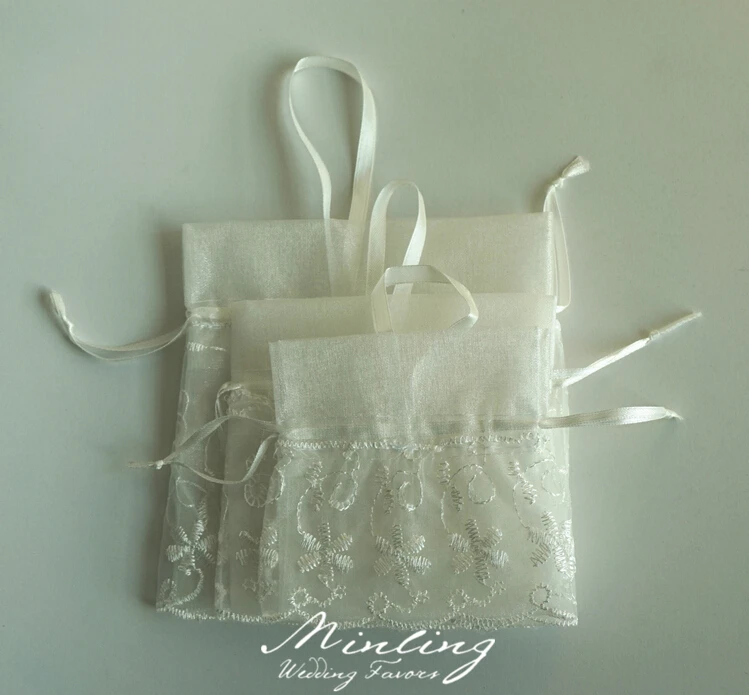 100pcs Lot Lace Organza Candy Bo Handmade Embroidery Flowers 100pcs Lot Lace Organza Candy Bo Handmade Embroidery Flowers Bag Wedding Favor Holders Gift Bags 2017 Style On Aliexpress Alibaba