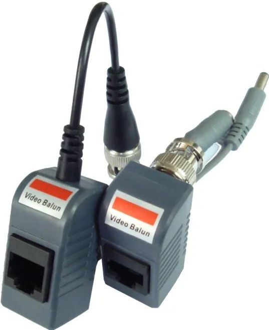Cj-2004 10 пара/лот CCTV Аудио Видео балун трансивер BNC UTP RJ45 Видео балун, мощность-видео по CAT5/5e/6 кабель