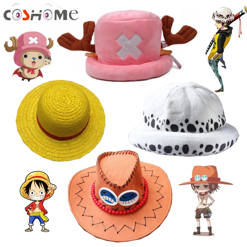 Coshome One Piece Rufy Giallo Paglietta cappello di Paglia Cappelli Della  Spiaggia Tony Chopper Trafalgar Law Bianco Navy Cap Ace Arancione Cowboy  Ovest cappelli|trafalgar law hat|law hatace one piece hat - AliExpress