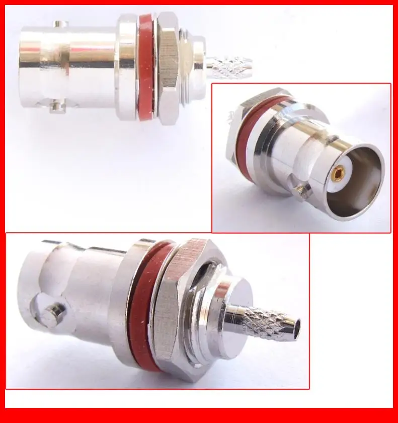 

20 Pcs BNC Female Connector Crimp Cable LMR 100 RG174