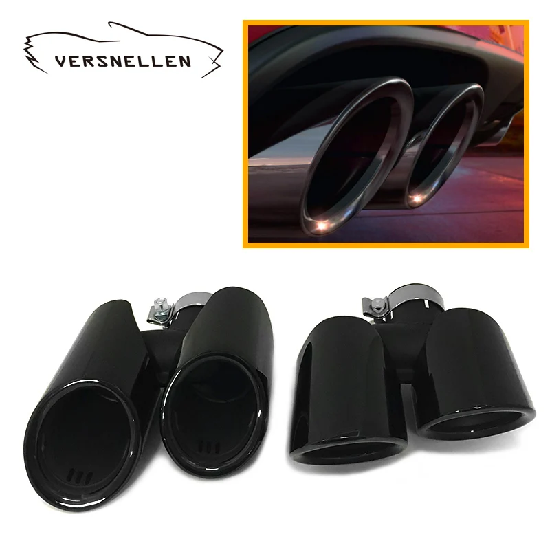 

For Porsche Macan 2014 up GTS Single layer crimping Tail Exhaust Muffler Tips Muffler Pipe high-quality stainless steel