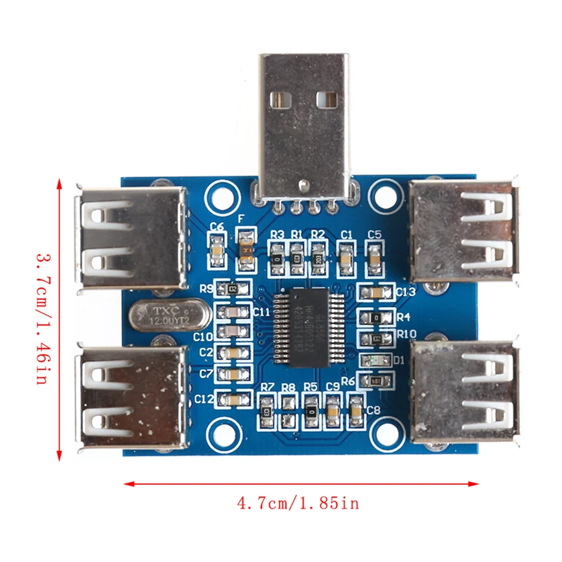 DC 5 V usb-хаб USB2.0 концентратор 4-женский Док-станция USB плата расширения Модуль