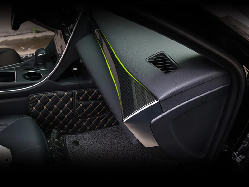 Автомобильная приборная панель, центр Управление боковой обрез внутренняя облицовка-наклейка полоски аксессуары для укладки волос 3 шт./компл. для Toyota Avalon