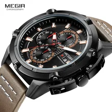 ^#Cheap Leather Strap Sports Quartz Wrist Watches for Men Luminous Stop Watch Chronograph Clock Men Army Relogios Masculino 2062BKBN ^#Cheap Leather Strap Sports Quartz Wrist Watches for Men Luminous Stop Watch Chronograph Clock Men Army Relogios Masculino 2062BKBN