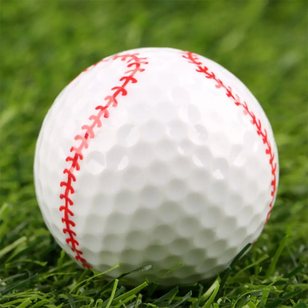 Новинка, красочные спортивные мячи для гольфа, игры в гольф, сильная сила сопротивления, Спортивная практика, смешные шары, подарок, внутри, на открытом воздухе - Цвет: baseball