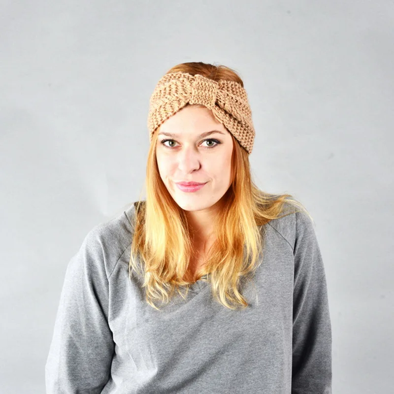

MoneRffi Fashion Womens Winter Wool Hats Solid Color Ear Protect Cap 2019 New Warm Knitted Hat Skullies Beanies Hair Accessories
