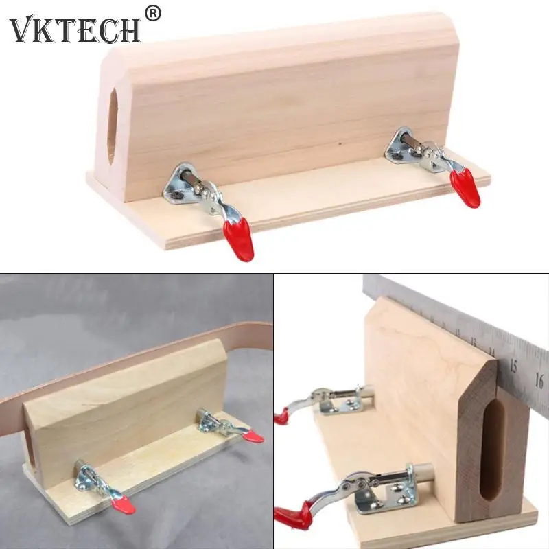 

DIY Improved Sewing Wood Leather Clamp Horizontal Leather Retaining Clip Table Desktop Stitching Sewing Leather Fixed Clip