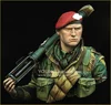 1/10 British Airborne WWII with PIAT, Resin kit Bust Figure GK, Military subject matter, Uncoated No colour ► Photo 2/6