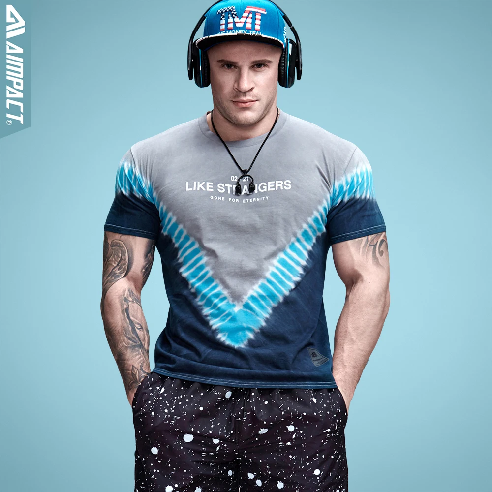 Download Aimpact Cotton Tie Dye Mens T Shirts Fashion Tie Dye Short ...