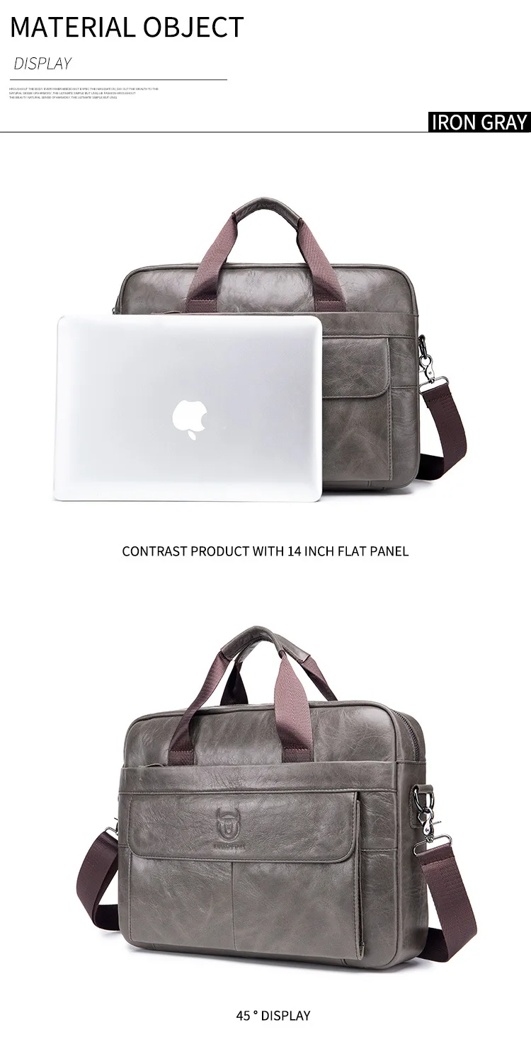 Мужской портфель из натуральной кожи, сумка прочная на молнии, деловая сумка на плечо, сумка для ноутбука, модный бренд Bandolera Hombre, высокое