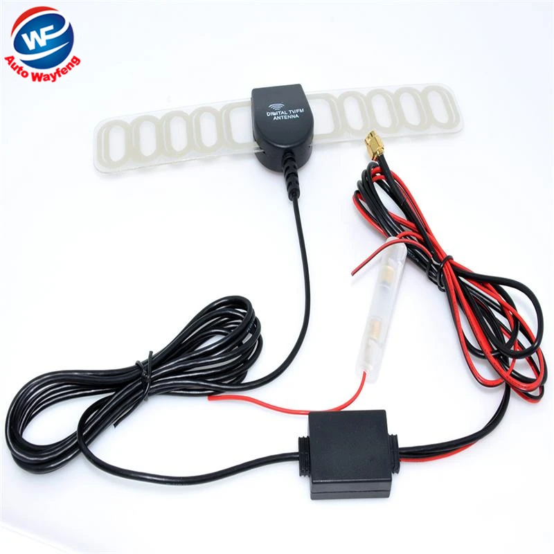 

Car Digital TV Active Antenna Mobile Car Digital DVB-T ISDB-T Aerial with a Amplifier Booster Factory Selling+Free shipping