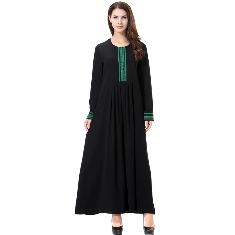 Muslim Women Dress Turkish Kaftan Abaya Dubai For Women Female Islamic