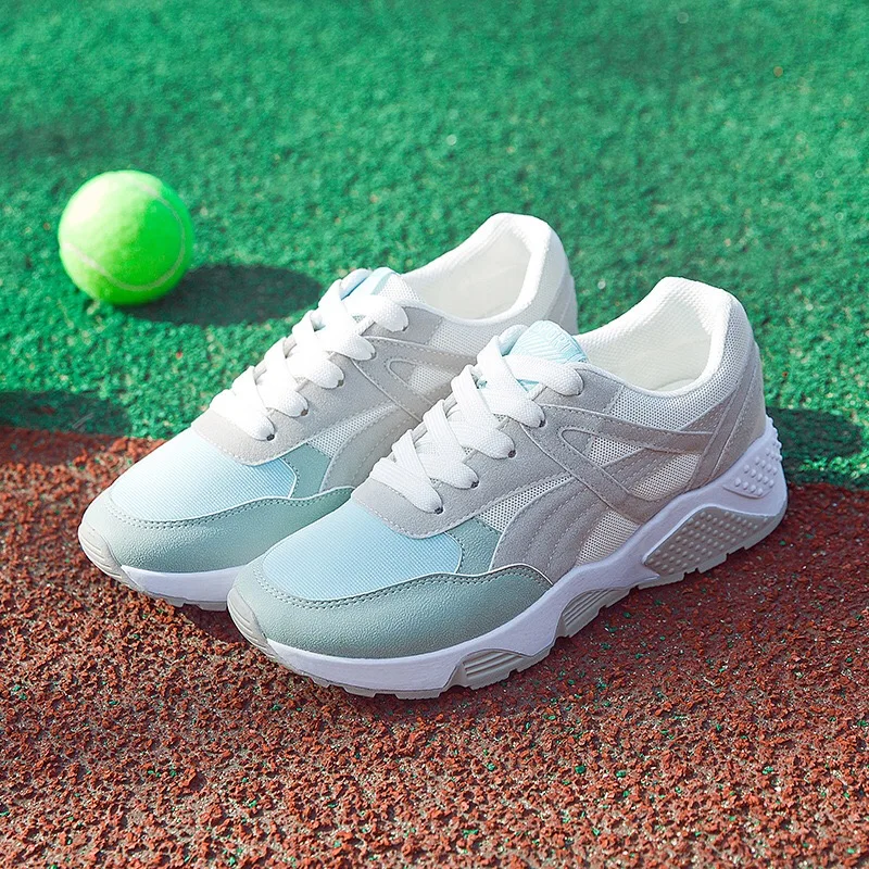

Shoes Women Sneakers Fashion 2019 Autumn Casual Shoes Low Flat Soft Chunky Sneakers Platform Running Breathable Trainers