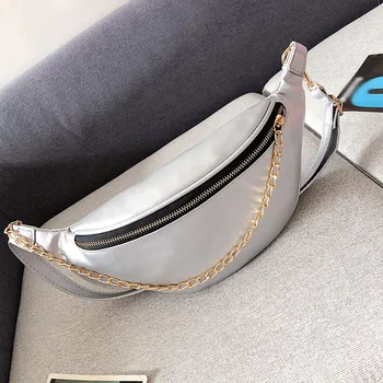 

Waist Bag Women Waist Packs Bags Fashion Neutral Sport Leather Beach Chain Messenger Crossbody Chest Bag heuptas wandelen groot