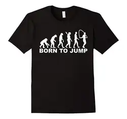 Evolution Born To Jump Rope T-Shirt популярная Стильная мужская футболка, новая модная мужская футболка, свободная одежда, большие размеры