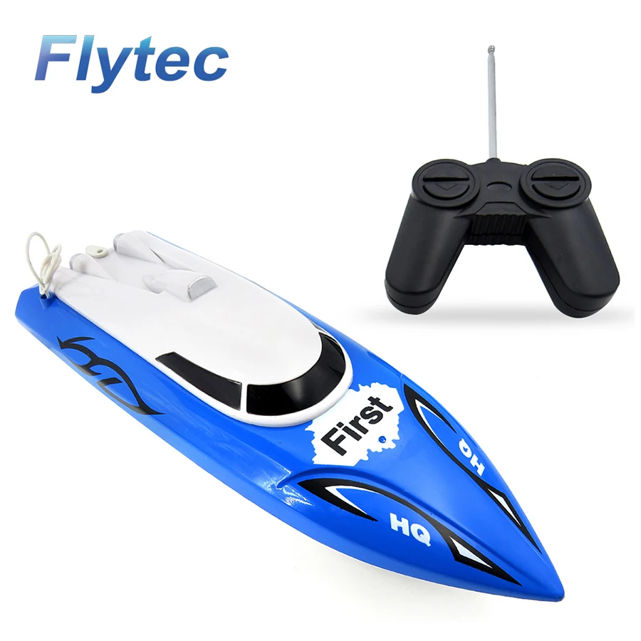 

Flytec 2011-15A 27MHZ 4CH 10KM/H High Speed Sailing Electric RC Ship Toy Racing RC Boat for Kids