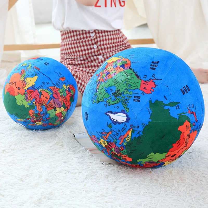 MIAOOWA 1PC High Quality 24CM Simulation Education Earth Plush Doll Baby Brain Development Toy Children Kid Girl Birthday Gift