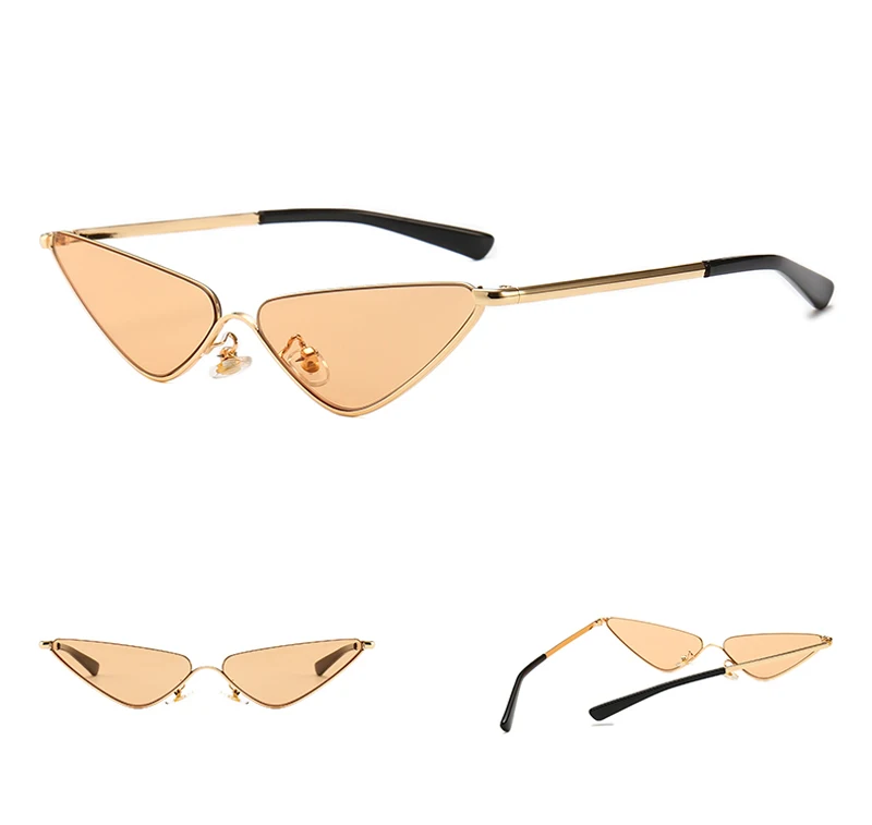 Metal Cat Eye Sunglasses Female detail (8)