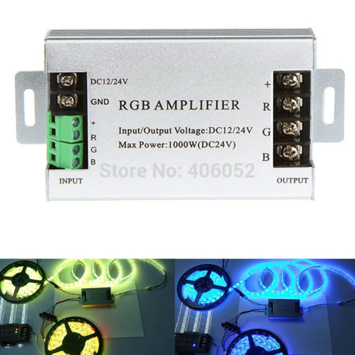 

Aluminum 360W led amplifier 12v RGB LED Controller for rgb led strip light