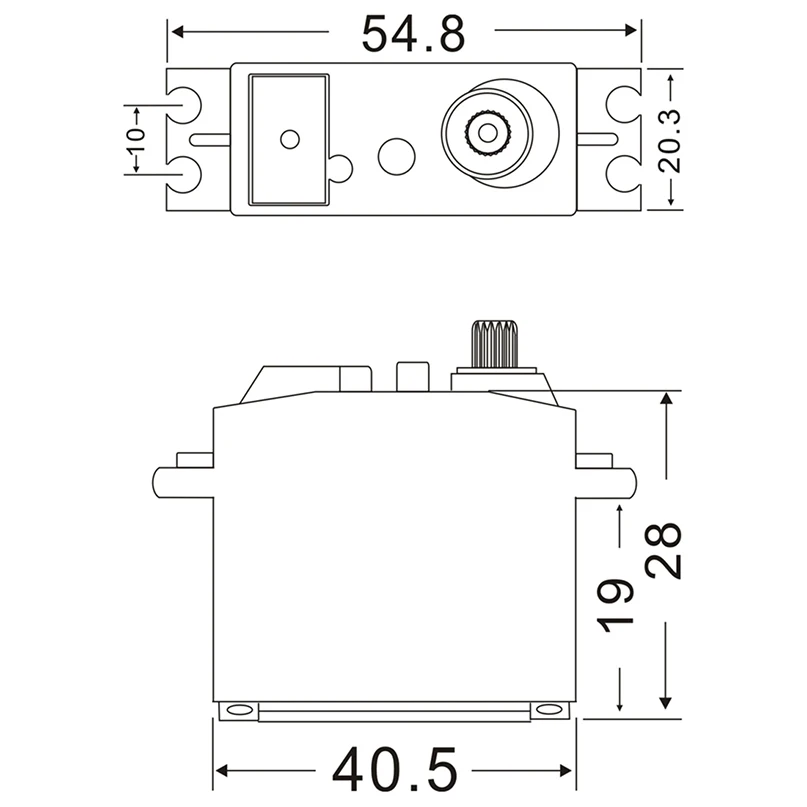 JX PDI-4409MG 9 кг высокая скорость низкая профиль короткий сервопривод цифровой стандарт 1/8 1/10 р/у автомобиль для дрифта Yokomo HPI 3racing SAKURA D4 CS