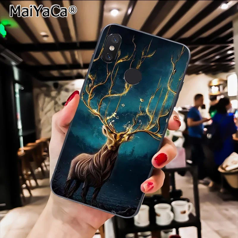 MaiYaCa волшебное животное Волк Олень типа «сделай сам» чехол для телефона для Xiaomi Redmi8 4X 6A S2 7A 6A Redmi 5 5Plus Note5 7 Note8Pro - Цвет: A15