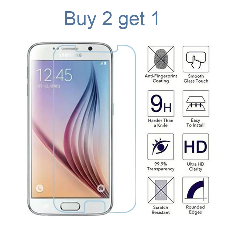 Закаленное стекло для Samsung Galaxy S8 S9 S10 Plus S7 S6 edge 9H|Защитные стёкла и плёнки| |