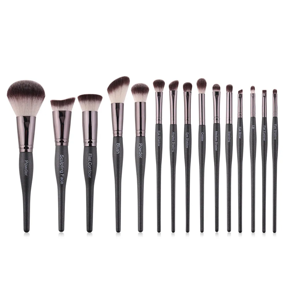

Wooden Makeup Brushes Set Eyeshadow Foundation Powder Eueliner Lip Makeup Brushes Cosmetic Kit Professional Beauty Tool Woman