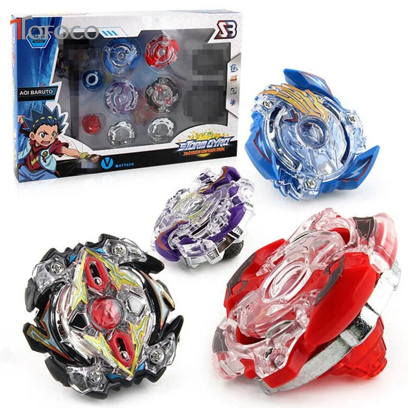 Tofoco 4 шт. Fusion Металл Beyblade взрыв комплект Оригинальная коробка Прядильный механизм Beyblade для продажи детей атаки Игрушечные лошадки для Обувь