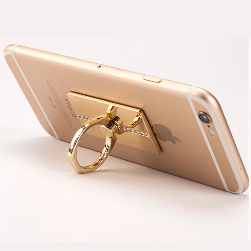 Luxury 360 Degree Finger Ring Mobile Phone Smartphone Stand Holder Mount for IPhone IPad Xiaomi Samsung Huawei All Models