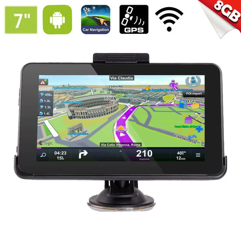 Android Car GPS Navigation 7 inch 8GB WiFi FM Tablet PC Navigator